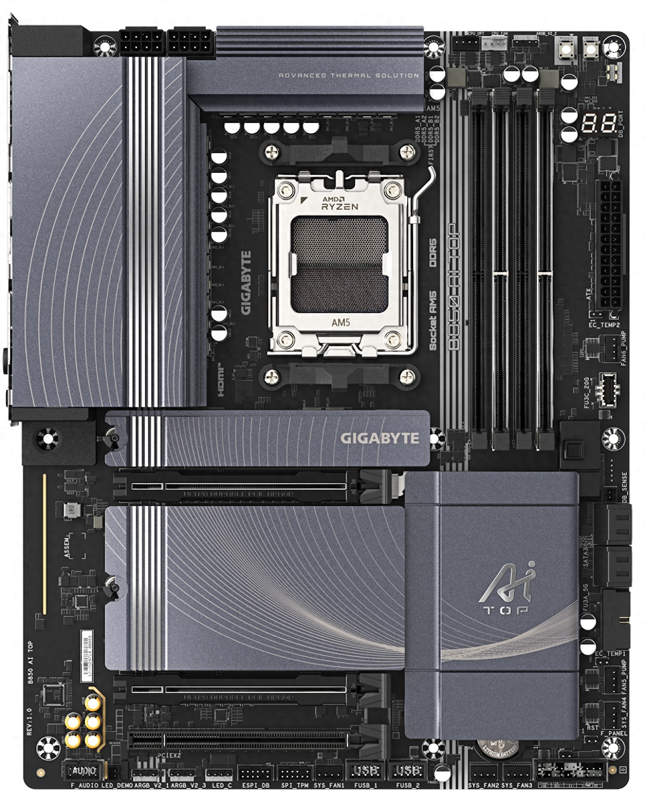 GIGABYTE B850 AI TOP Motherboard Now Available: Dual 10GbE and PCIe 5.0 Support